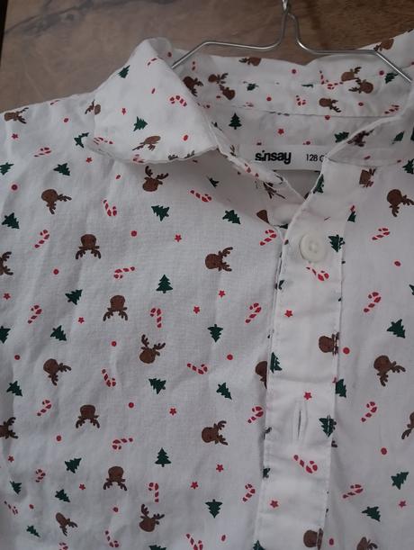 Vianočná košeľa, sinsay,128
