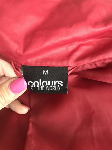 Bordová prešívaná bunda, colours of the world,m