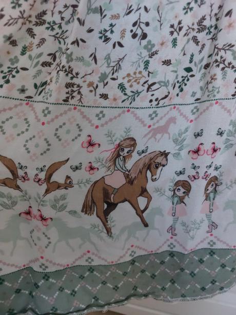 Šaty s konikmi, h&m,140