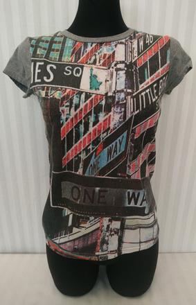 Dievčenský elastický farebný top, sarahanda, 164, 164