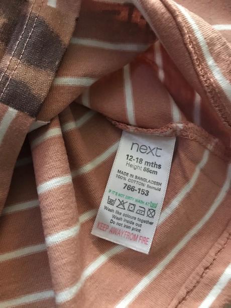 Tričko zirafka next 12-18 mes., next,86