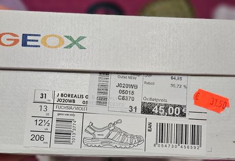 Dievčenské sandále geox, geox,31