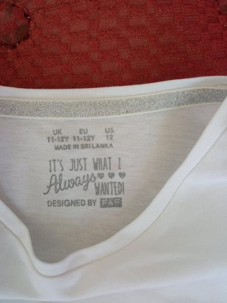 Flitrové crop top tričko hey, 146