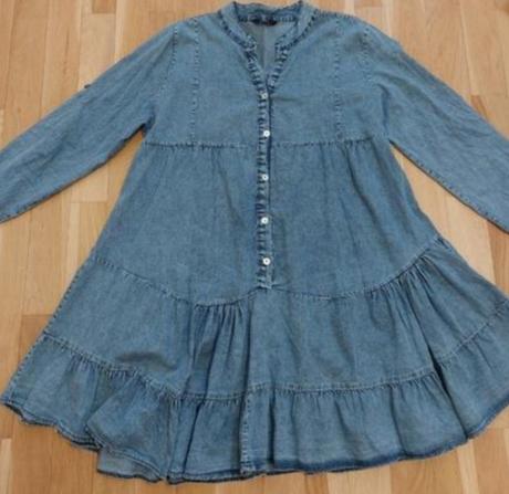 Rifľové šaty veľkosť l, l