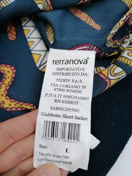 Bomber bundička m/l, terranova,l