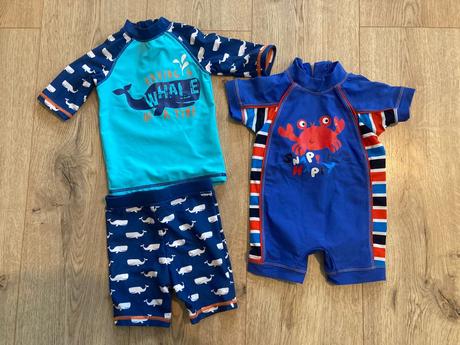 2 plavacie supravy - 3-6 mesiacov, f&f,62