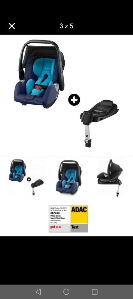 Autosedačka recaro privia evo, recaro