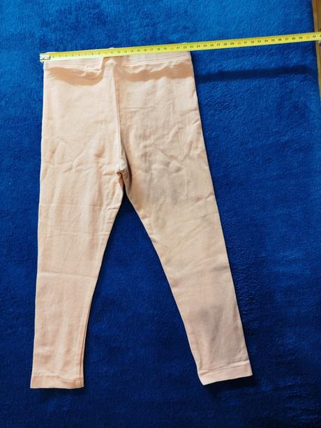 Tenké legínky lososovej farby, lupilu,98
