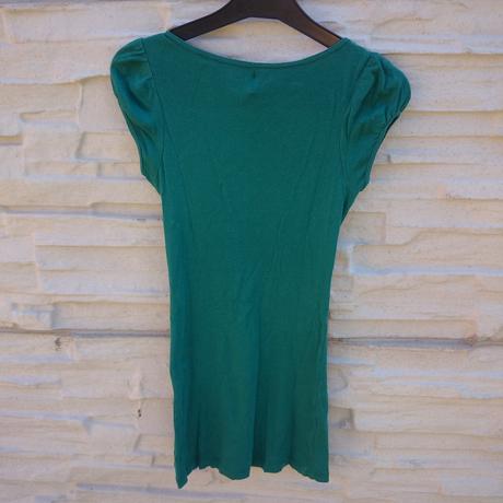 Zelené tričko s ozdobou, s