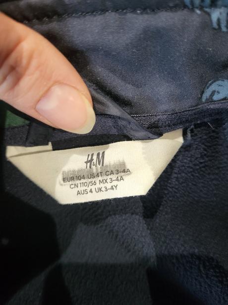 Softchelova bundička, h&m,104