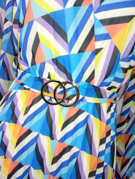 Farebné krásne šaty s/m, s