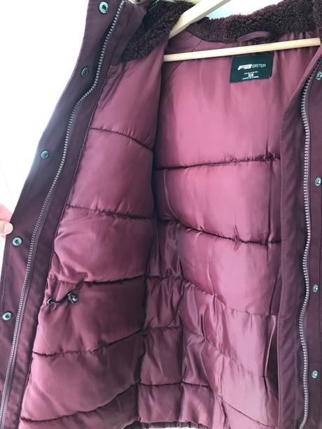 Predám krásnu bundu bordovej farby, terranova,xs