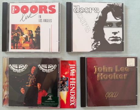 Cdčka the doors, jimi hendrix a john lee hooker, 