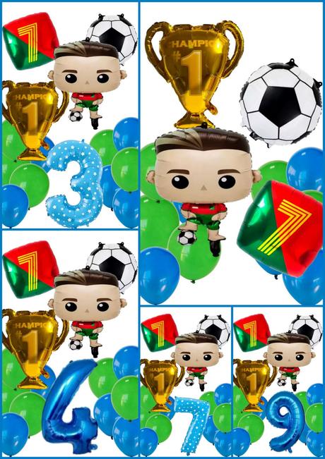 Futbalové balóny ronaldo- až 14/15/16 kusov,