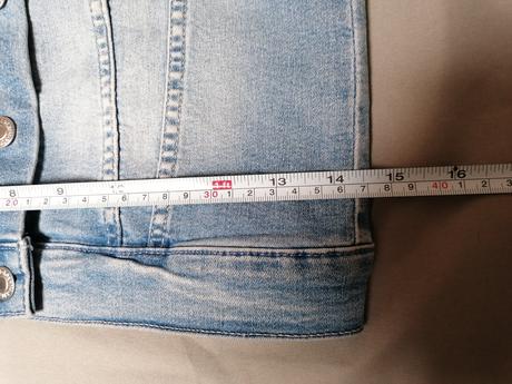 Bunda riflová, denim,146