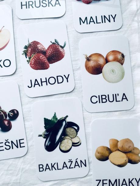 Ovocie a zelenina - realistické obrázky, 