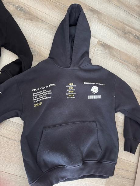 2 x mikina chlapec zara tmavosiva cierna 140, zara,140