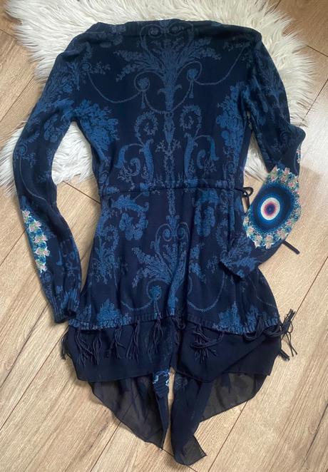 Desigual asymetricky kardigan s/m, desigual,s