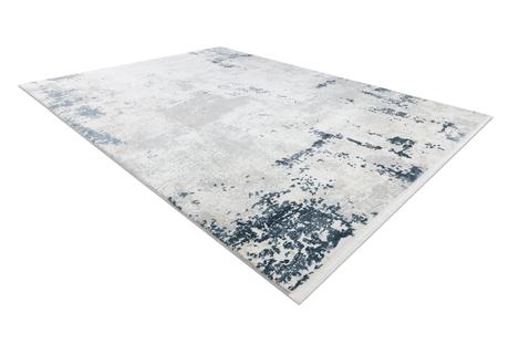 Koberec duke 51378 krém / modrý - betón - 80x150cm,