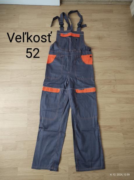 Nové pracovné montérky na traky 52, 52