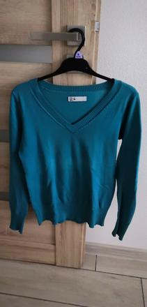 Tyrkysový pulovrík, m