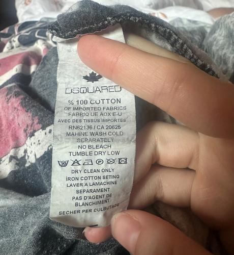 Dsquared tričko s potlačou, xl