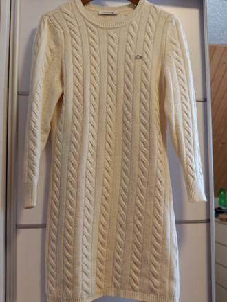 Lacoste originál luxusné bavlnene ikonické saty, lacoste,m