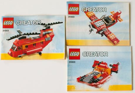 Lego creator 31003 / 3v1 vrtulnik,vznasadlo, lieta, 