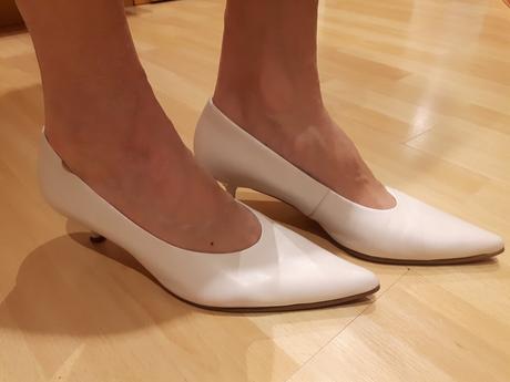 Biele lodičky, 2x nosené, č. 37 1/2, gabor,37