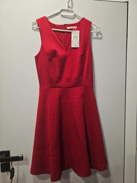 Nové šaty červené elegantné orsay, orsay,s