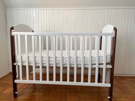 Drevená postieľka, šírka (cm): 60,dĺžka (cm): 120