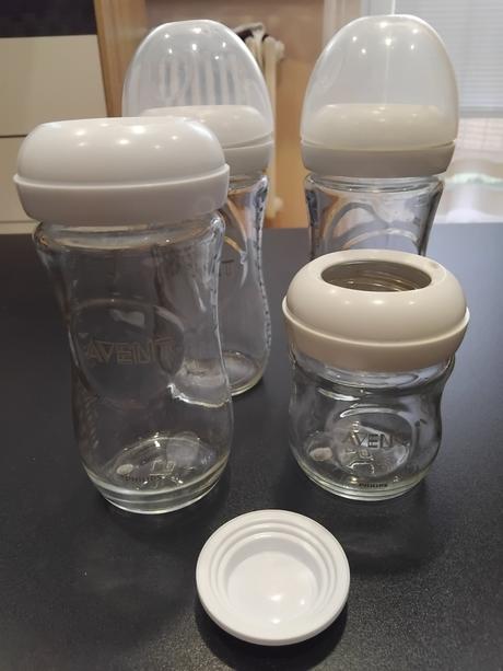 Sklenené fľašky avent, avent