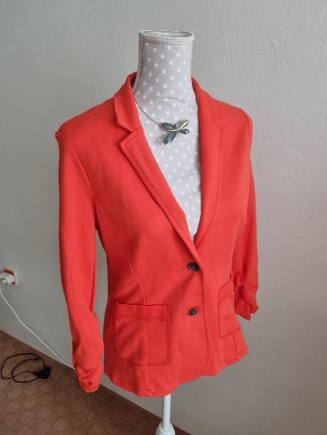 Oranžové úpletové sako tom tailor m, tom tailor,m