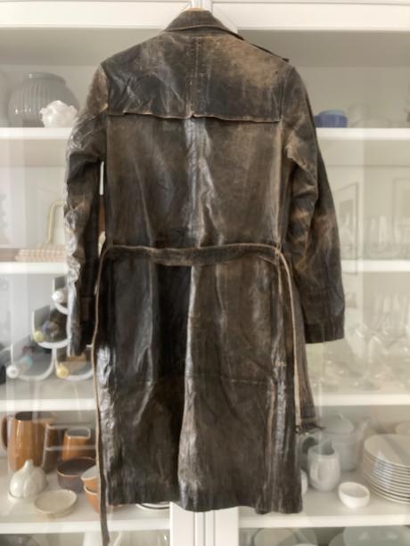 Kožený kabát, pepe jeans,m