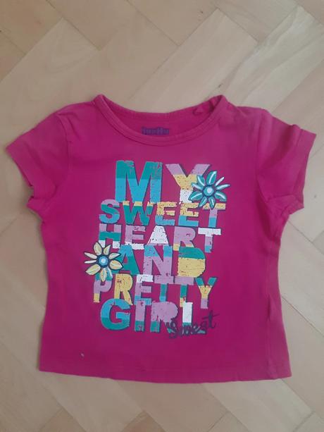 Detské tričko ružové, lupilu,104