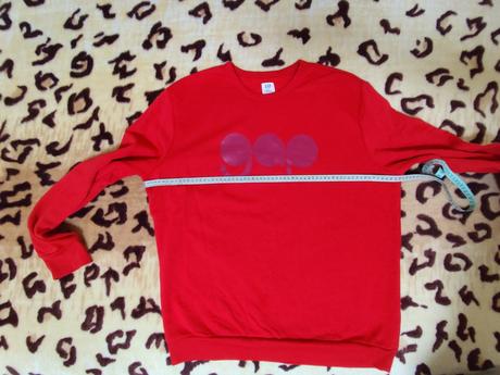 Cervena mikina gap, bez kapucne, vel.xl, gap,xl