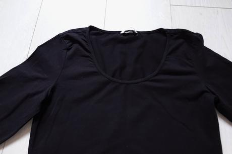Šaty h&m basic, h&m,l