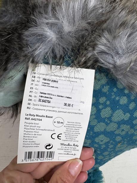 Moulin roty nový vták kiwi, 