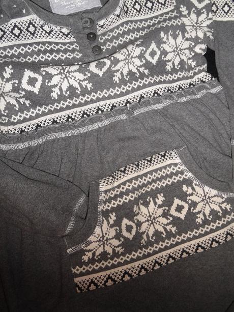 Zimné šatočky s kapuckou, next,110