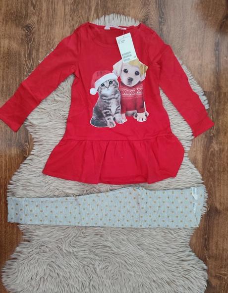 Vianočná súprava 92/104, h&m,92 / 98