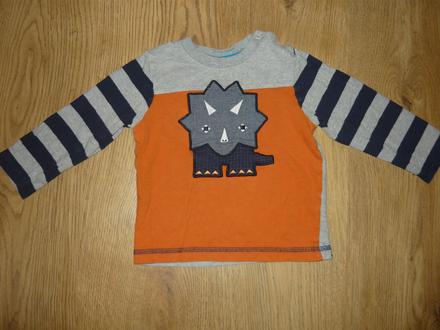 Tričká s dlhým rukávom -86, nutmeg,86