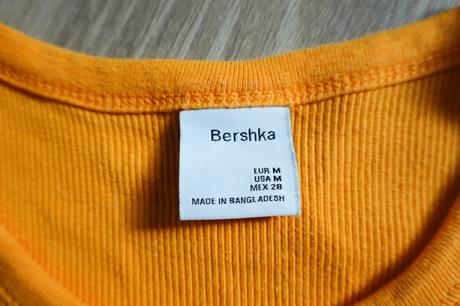 Mäkké vrúbkované tričko bershka, bershka,m