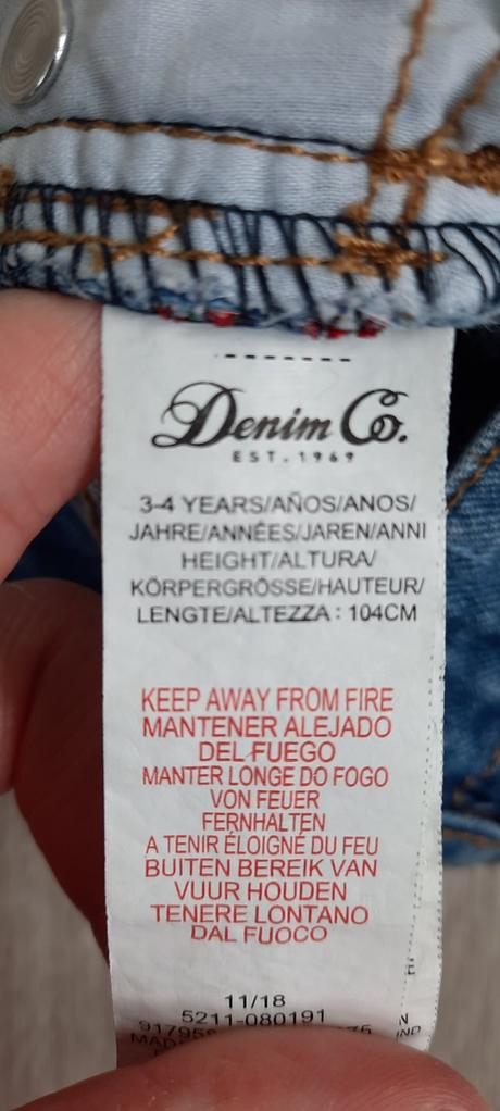 Riflove kratasky, primark,104