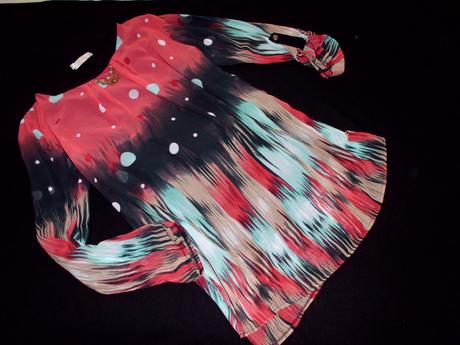 Predĺžená tunika roll rukáv m, m