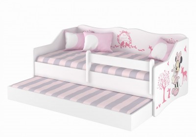 Detské postele s prístelkou, šírka (cm): 80,dĺžka (cm): 160