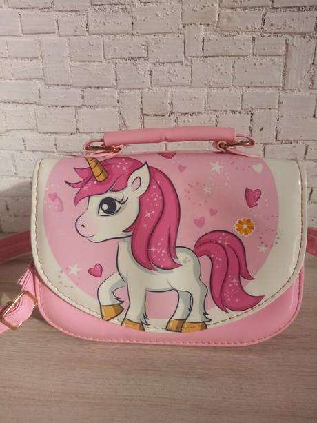 Dievčenská kabelka s motívom jednorožca,