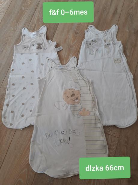 Spacie vaky 0-6mes, f&f