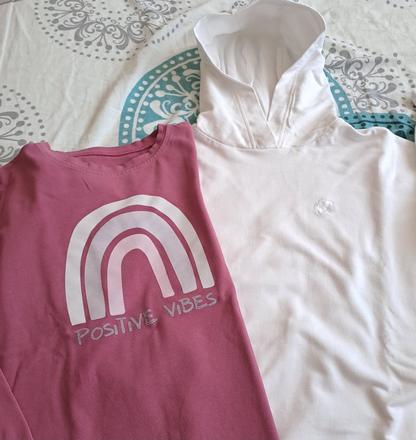Tričko dúha a mikina, 140