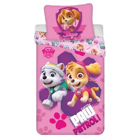 Obliečky 140x200 paw patrol girl - skladom, šírka (cm): 140,dĺžka (cm): 200