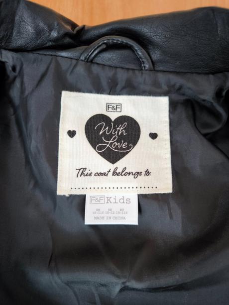 Dievčenská koženková bunda, f&f,146